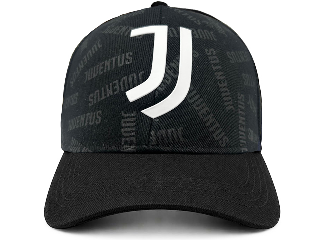 JUVE CAPPELLINO BASEBALL NERO, PATTERN | Ellepiu